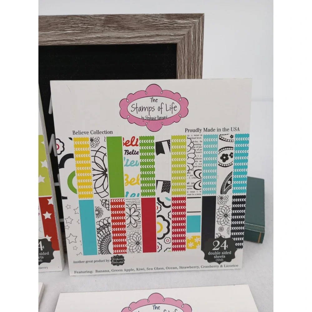 The Stamps of Life Paper Pad Sets Double Sided 6x6 4pk